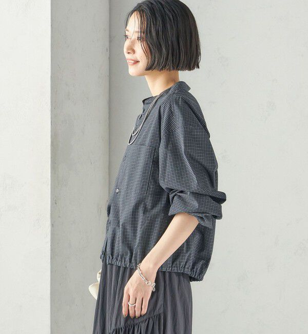 SHIPS for women「〈手洗い可能〉チェック シャツ ブルゾン」|ブルゾン・スタジャン|