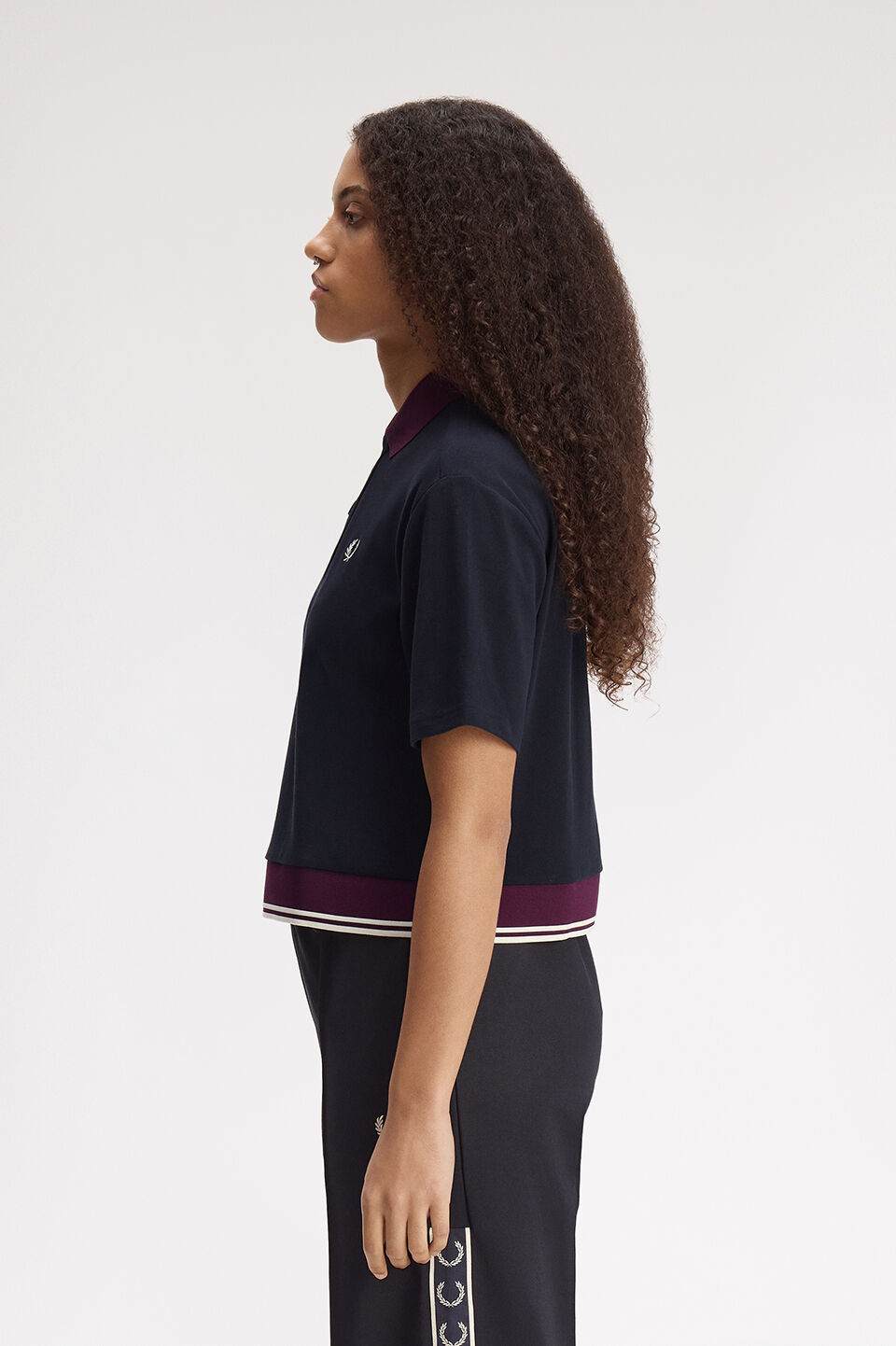 FRED PERRY 「FRED PERRY／Contrast Hem Polo Shirt／コントラストヘムポロシャツ」|ポロシャツ|