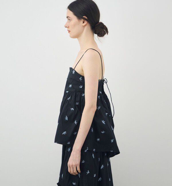 TOMORROWLAND BUYING WEAR「【別注】ne Quittez pas BLACK Camisole Embroidery トップス」|キャミソール|