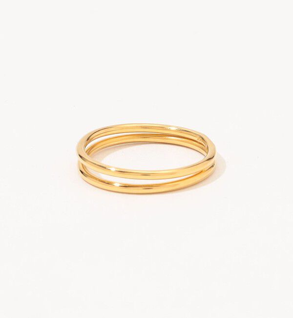 TOMORROWLAND GOODS「les solides simple double リング」|リング|