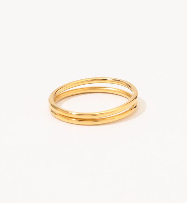 TOMORROWLAND GOODS「les solides simple double リング」|リング|