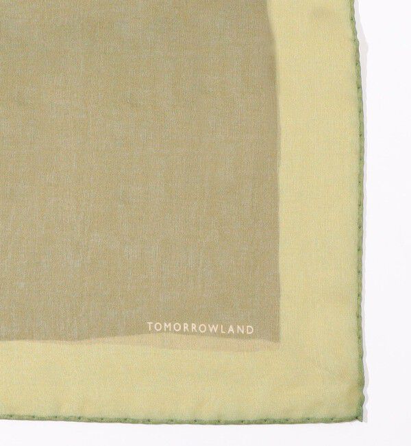 TOMORROWLAND GOODS「TOMORROWLAND シルクシフォン 2重仕立てポケットチーフスカーフ」|バンダナ・スカーフ|