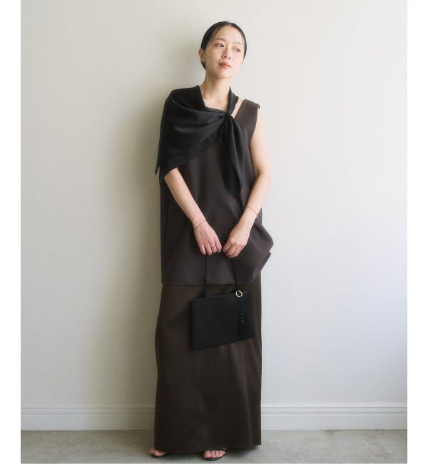 Plage「《一部カラー新宿店・WEB限定》MY_silk satin スカーフ」|バンダナ・スカーフ|