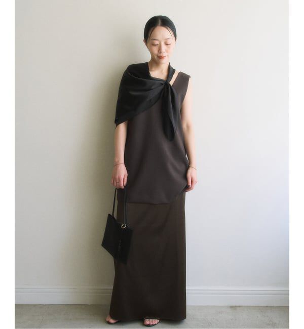 Plage「《一部カラー新宿店・WEB限定》MY_silk satin スカーフ」|バンダナ・スカーフ|