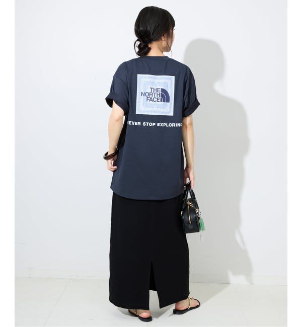 SLOBE IENA「《追加》THE NORTH FACE/ノースフェイス Bandana Square Logo Tee NT32446」|Tシャツ・カットソー|