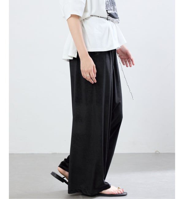 IENA「シアーベロア パンツ」|その他|