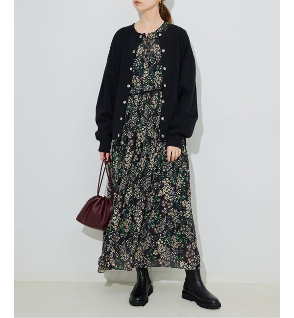 SLOBE IENA「《WEB限定/追加予約2》FLOWER PRINT ワンピース」|ワンピース|