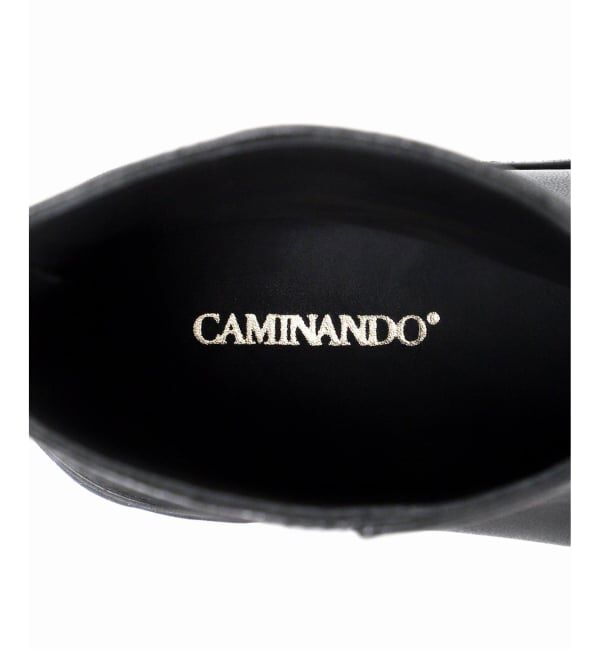 VERMEIL par iena「《追加予約》CAMINANDO カミナンド 別注 ウシロZIPブーツ」|ショートブーツ|
