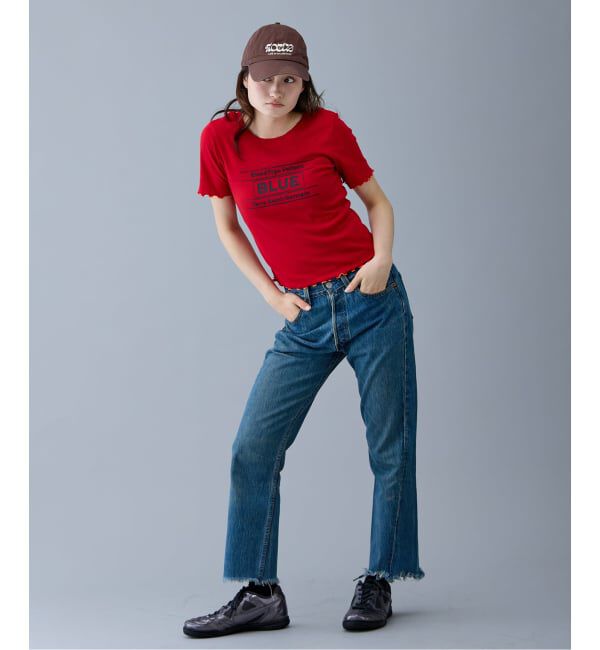 Paris Saint-Germain「【EVA*PSG】 JP  PATTERND BLUE TEE」|Tシャツ・カットソー|