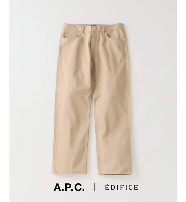 EDIFICE「A.P.C.（アー・ペー・セー）別注 satin Jean」|その他|ナチュラル