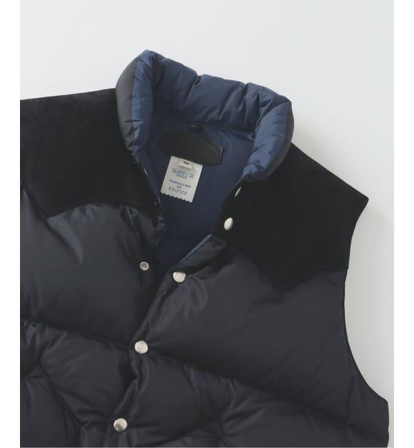 EDIFICE「《予約》RMFC（ロッキーマウンテン）別注 CHRISTY VEST」|ダウン|