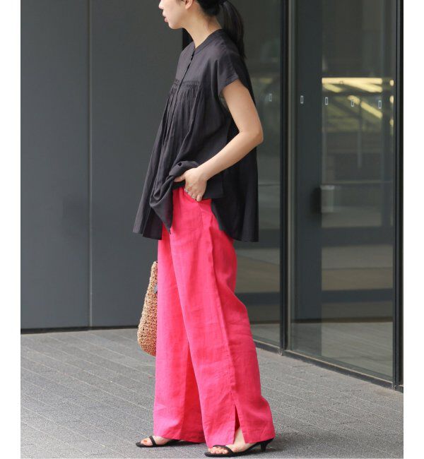 JOURNAL STANDARD relume「《WEB限定追加3》麻スリットイージーパンツ」|その他|