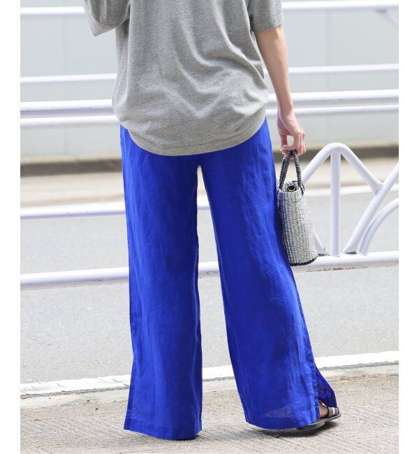 JOURNAL STANDARD relume「《WEB限定追加3》麻スリットイージーパンツ」|その他|