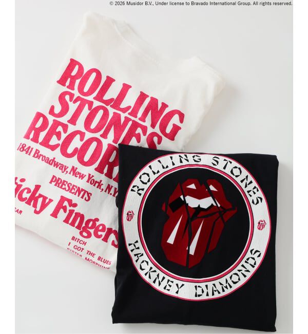 JOURNAL STANDARD relume「ローリングストーンズ 別注 ヴィンテージ加工 プリント ロンT」|Tシャツ・カットソー|
