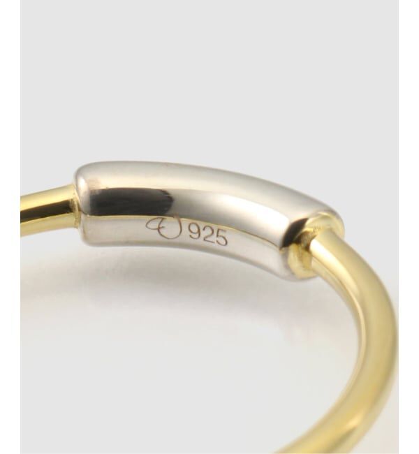 JOURNAL STANDARD「【VALENTINE /ヴァレンタイン】Bi-color Pipe Ring/gold base」|リング|
