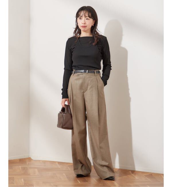 journal standard L'essage「《追加予約4》DRY RIBセットアッププルオーバー」|Tシャツ・カットソー|