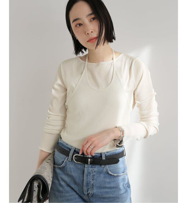 journal standard L'essage「《追加予約4》DRY RIBセットアッププルオーバー」|Tシャツ・カットソー|