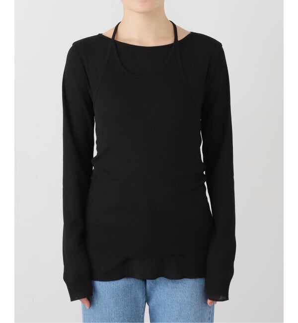 journal standard L'essage「《追加予約4》DRY RIBセットアッププルオーバー」|Tシャツ・カットソー|