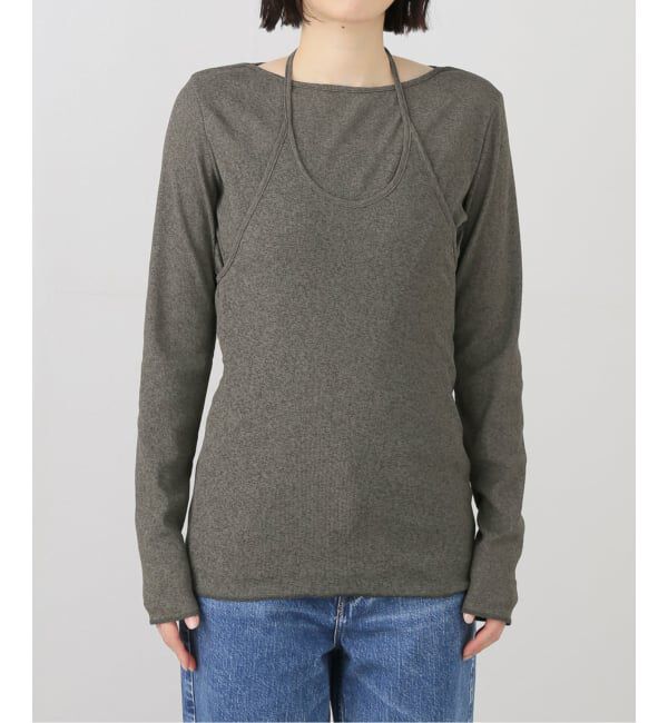journal standard L'essage「《追加予約4》DRY RIBセットアッププルオーバー」|Tシャツ・カットソー|
