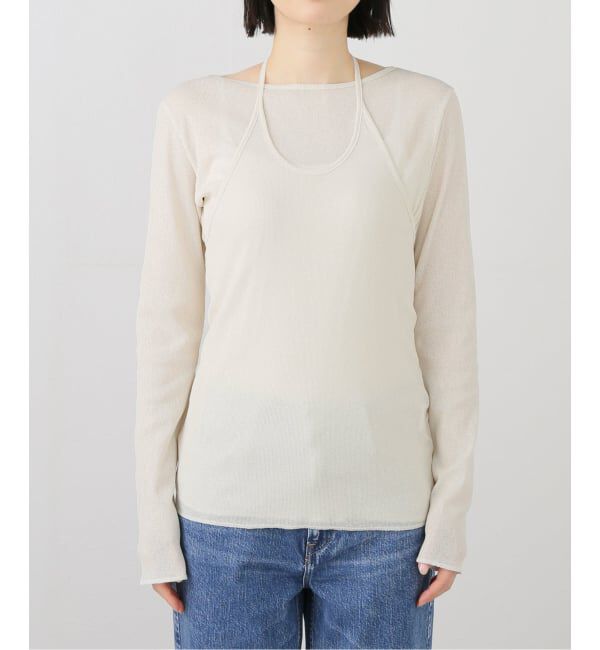 journal standard L'essage「《追加予約4》DRY RIBセットアッププルオーバー」|Tシャツ・カットソー|
