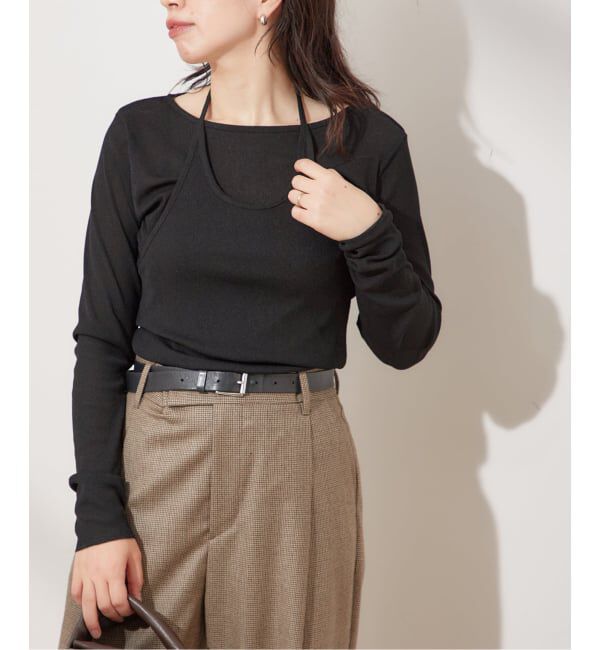journal standard L'essage「《追加予約4》DRY RIBセットアッププルオーバー」|Tシャツ・カットソー|