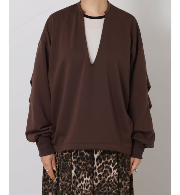 journal standard luxe「《予約》エアウラケ キーネックプルオーバー」|スウェット・ジャージ|