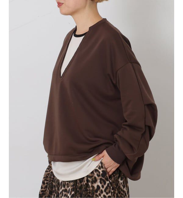 journal standard luxe「《予約》エアウラケ キーネックプルオーバー」|スウェット・ジャージ|