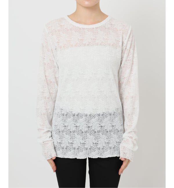 JOURNAL STANDARD「《予約》リーフストレッチレース プルオーバー」|Tシャツ・カットソー|