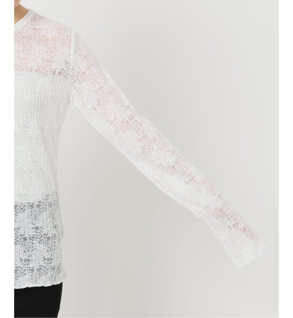 JOURNAL STANDARD「《予約》リーフストレッチレース プルオーバー」|Tシャツ・カットソー|