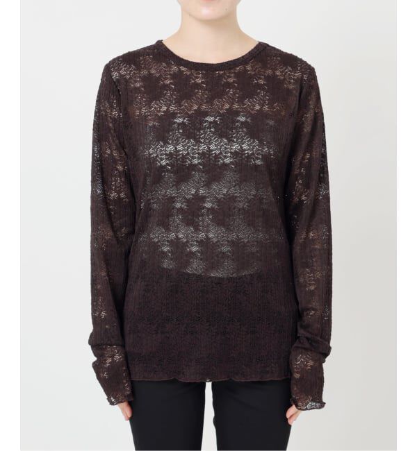 JOURNAL STANDARD「《予約》リーフストレッチレース プルオーバー」|Tシャツ・カットソー|