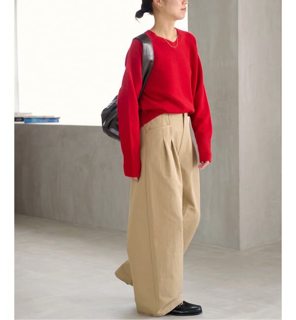 JOURNAL STANDARD relume「《追加予約5》2タックワイドパンツ」|チノ|