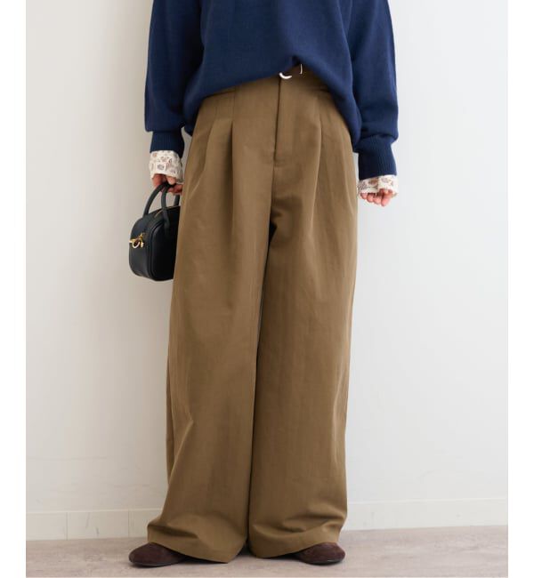JOURNAL STANDARD relume「《追加予約5》2タックワイドパンツ」|チノ|