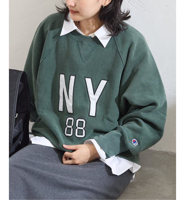 JOURNAL STANDARD「《予約》【CHAMPION/チャンピオン】 for JS RW 11.5oz ワッペンツキスウェット」|Tシャツ・カットソー|グリーン