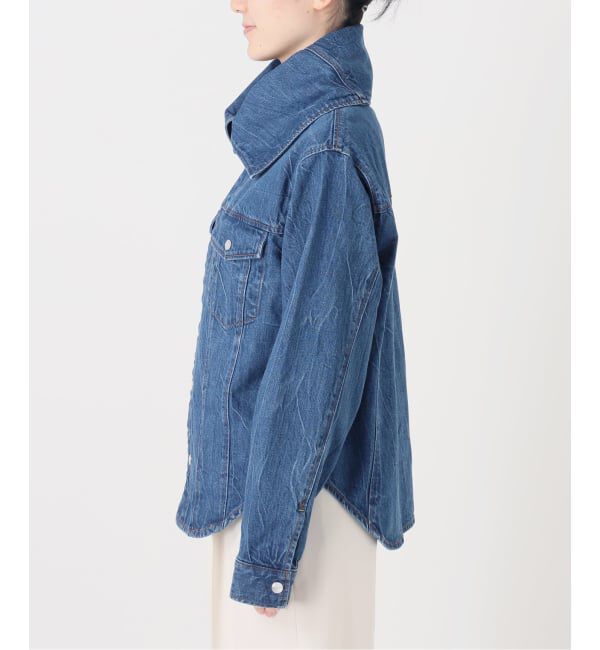 NOBLE「SERGE/サージ SAILOR COLLAR JACKET」|デニムジャケット|
