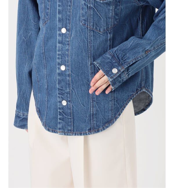 NOBLE「SERGE/サージ SAILOR COLLAR JACKET」|デニムジャケット|