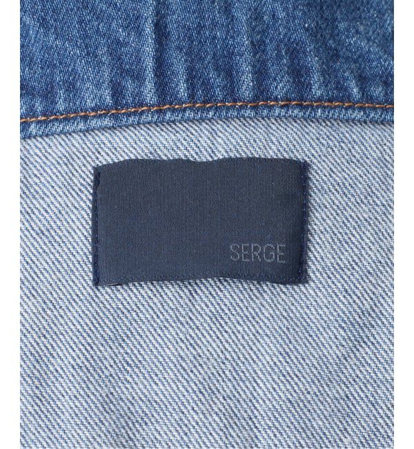 NOBLE「SERGE/サージ SAILOR COLLAR JACKET」|デニムジャケット|