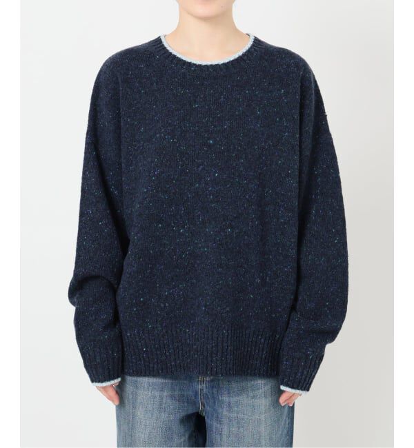 Spick and Span「《WEB限定 / 追加予約》ロゴインターシャニット」|ニット・セーター|