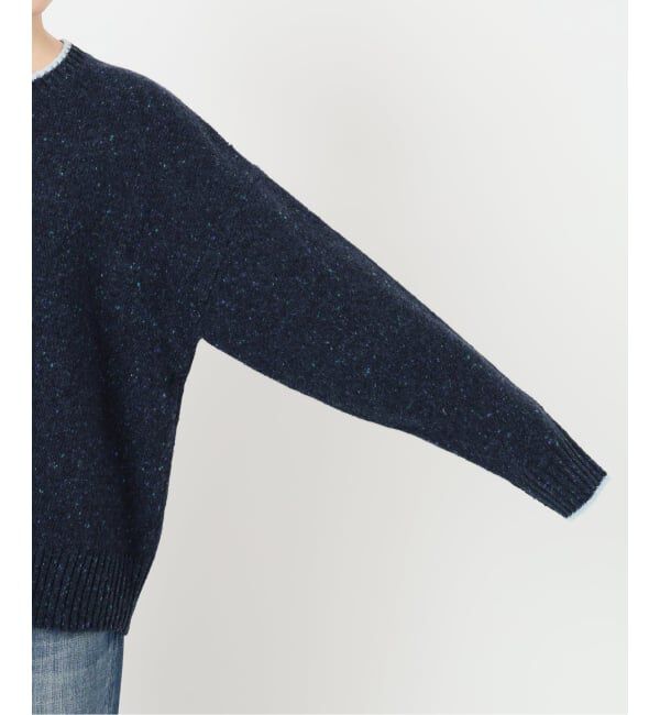 Spick and Span「《WEB限定 / 追加予約》ロゴインターシャニット」|ニット・セーター|