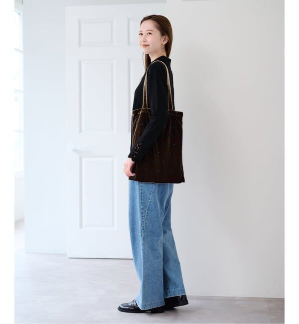U by SPICK&SPAN「《予約》レースカフスニットシャツ」|ニット・セーター|