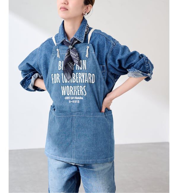 FRAMeWORK「≪予約≫OUT OF FRAMe DENIMエプロン+バンダナ」|その他|