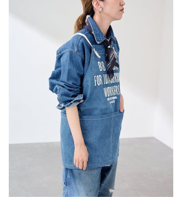 FRAMeWORK「≪予約≫OUT OF FRAMe DENIMエプロン+バンダナ」|その他|