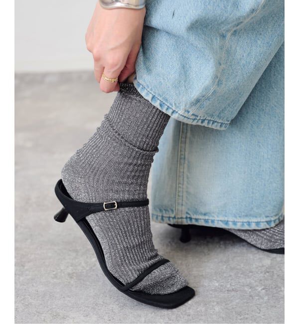  「LETALON ZERO MANA LAME socks」|ソックス|