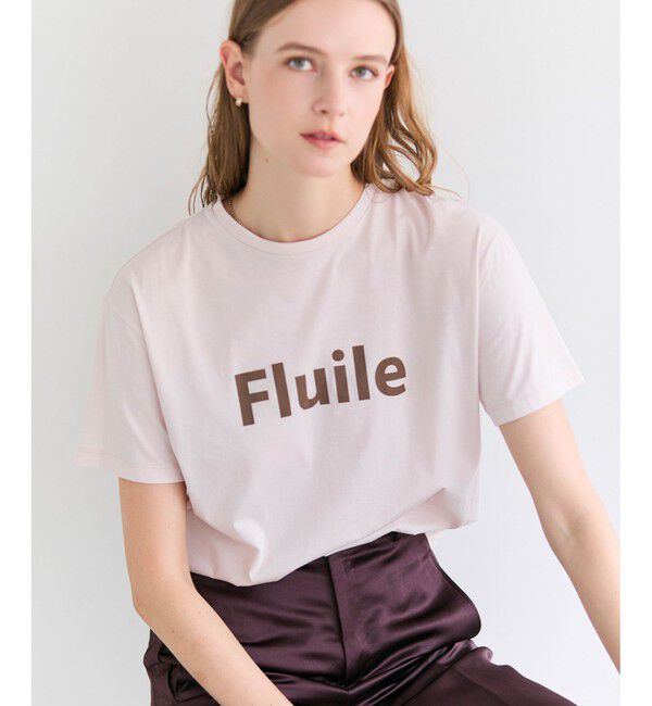 BEIGE,「STELLERITE / コットンロゴTシャツ」|Tシャツ・カットソー|