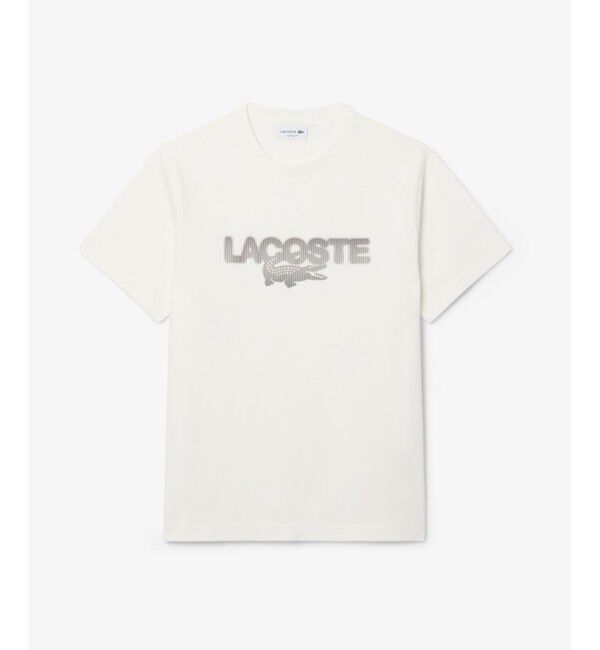 LACOSTE「グラフィックプリントコットンTシャツ」|Tシャツ・カットソー|