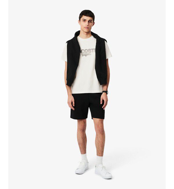 LACOSTE「グラフィックプリントコットンTシャツ」|Tシャツ・カットソー|