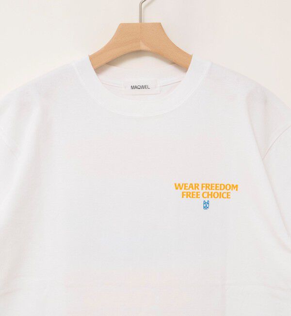 MAQWEL「【MAQWEL/マクウェル】ウォッシャブル Maqwel Car ワイドボディプリントTシャツ」|Tシャツ・カットソー|
