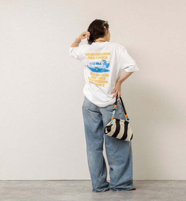 MAQWEL「【MAQWEL/マクウェル】ウォッシャブル Maqwel Car ワイドボディプリントTシャツ」|Tシャツ・カットソー|