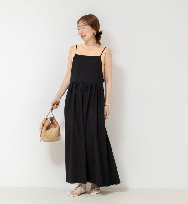 NOLLEY'S sophi「《接触冷感》【BECシリーズ】ウォッシャブルドライトリコットキャミワンピース」|ワンピース|