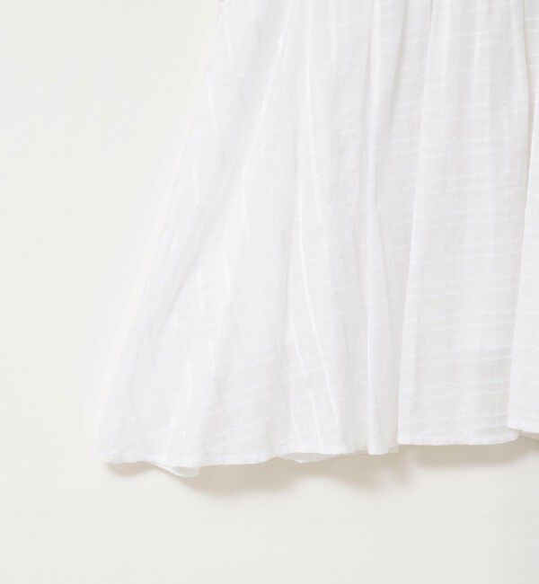 NOLLEY'S「【MARILYN MOON/マリリーンムーン】sheer check 2way gathered blouse」|シャツ・ブラウス|