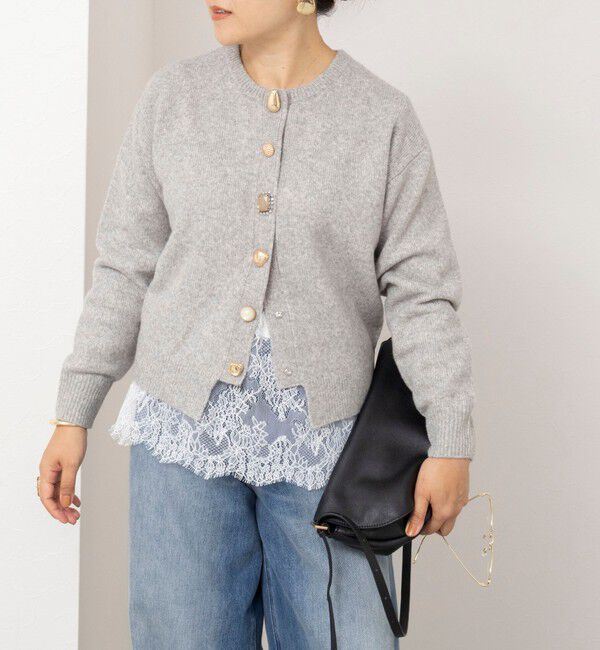 NOLLEY'S「【TORRAZZO DONNA】【林(mayumi_nol)別注】ビジューカーディガン」|カーディガン|